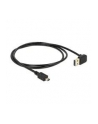 Delock kabel Easy USB 2.0 AM > USB 2.0 mini, 1m, kątowy góra/dół, czarny - nr 12