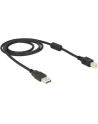 Delock Kabel USB 2.0 AM > USB BM + ferryt, 1m, czarny - nr 10