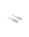 Delock Kabel USB 2.0 AM > USB BM + ferryt, 3m, przezroczysty - nr 8