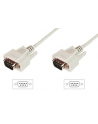 ASSMANN Kabel połączeniowy RS232 1:1 Typ DSUB9/DSUB9 M/M beżowy 2m - nr 1