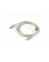Gembird kabel USB 2.0 AM->BM, premium, ferryt, 4.5m , przezroczysty - nr 2