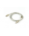 Gembird kabel USB 2.0 AM->BM, premium, ferryt, 4.5m , przezroczysty - nr 3