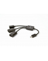 Gembird kabel micro USB 2.0 OTG BM ->  2x USB AF + micro BF, 0,15 m - nr 7