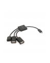 Gembird kabel micro USB 2.0 OTG BM ->  2x USB AF + micro BF, 0,15 m - nr 8