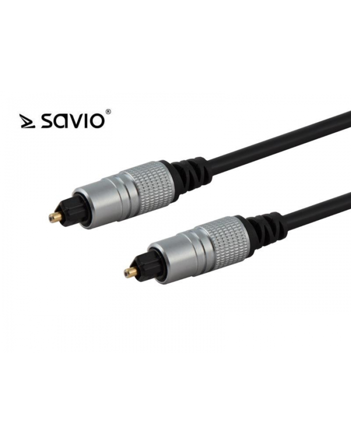SAVIO CLS-08 Kabel optyczny Toslink, 1m, OD5.0mm główny