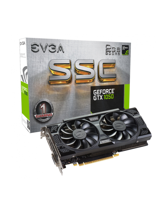 EVGA GeForce GTX 1050 SSC GAMING ACX 3.0, 2GB GDDR5 (128 Bit), HDMI, DVI, DP główny