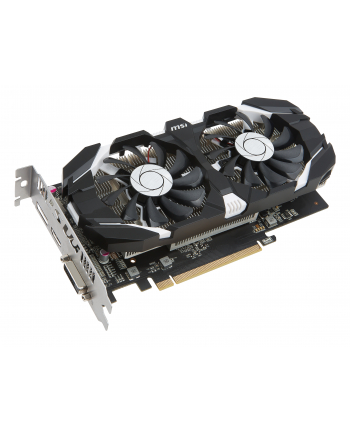 MSI GeForce GTX 1050 Ti 4GT OC, 4GB, DisplayPort, HDMI, Dual-link DVI-D
