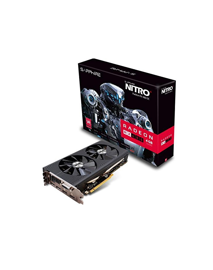 Sapphire Nitro+ Radeon RX 480 4G 1276E/1750M GDDR5 PCI-E DUAL HDMI / DVI-D główny