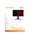 Monitor Acer Predator XB241YUbmiprz 60cm (23.8'') Wide, 16:9 2560x1440(WQHD) Zer - nr 10
