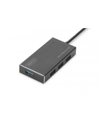 DIGITUS HUB/Koncentrator 4-portowy USB 3.0 SuperSpeed, aktywny, HQ aluminium