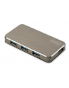 DIGITUS HUB/Koncentrator 4-portowy USB 3.0 SuperSpeed, aktywny, HQ aluminium - nr 1