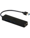 iTec i-tec USB 3.0 Slim HUB 3 Port + Gigabit Ethernet Adapter - nr 44