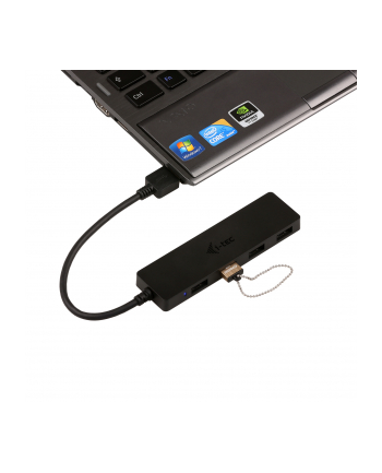 iTec i-tec USB 3.0 SLIM HUB 4 Port passive - Black