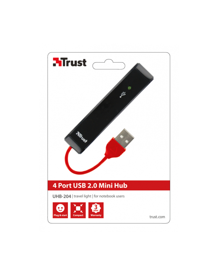 TRUST UHB-204 4P USB2 MINI HUB główny