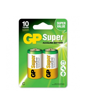 Bateria alkaliczna GP Batteries 14A-U2 C | LR14 | 1.5V | blister 2 szt.
