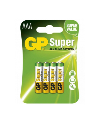 Bateria alkaliczna GP Batteries 24A-U4 AAA | LR03 | 1.5V | blister 4 szt.