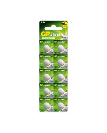 Bateria zegarkowa alkaliczna GP Batteries 189F-U10 AG10|LR54|1.5V|blister 10 szt