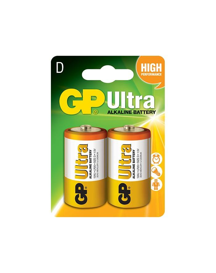 Bateria alkaliczna GP Batteries 13AU-U2 D | LR20 | 1.5V | blister 2 szt. główny