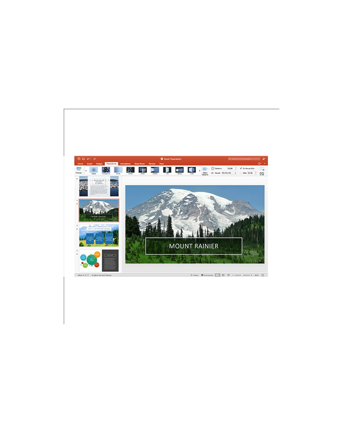 Microsoft Office Mac Home Student 2016 English Medialess P2 główny