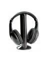 Słuchawki z mikrofonem Titanum Fm Liberty bezprzewodowe czarne - nr 1