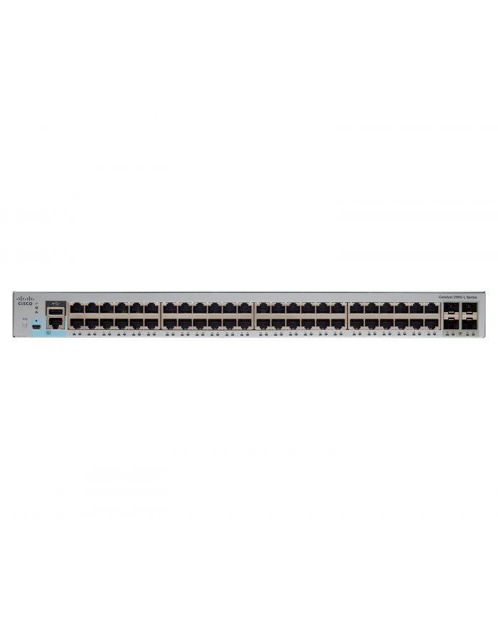 Cisco Systems Cisco Catalyst 2960L 48 port GigE, 4 x 1G SFP, LAN Lite główny