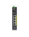 Zyxel RGS100-5P Industrial Switch 4x GbE+1x SFP, PoE DIN rail/Wall mount, IP30 - nr 20