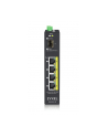 Zyxel RGS100-5P Industrial Switch 4x GbE+1x SFP, PoE DIN rail/Wall mount, IP30 - nr 2
