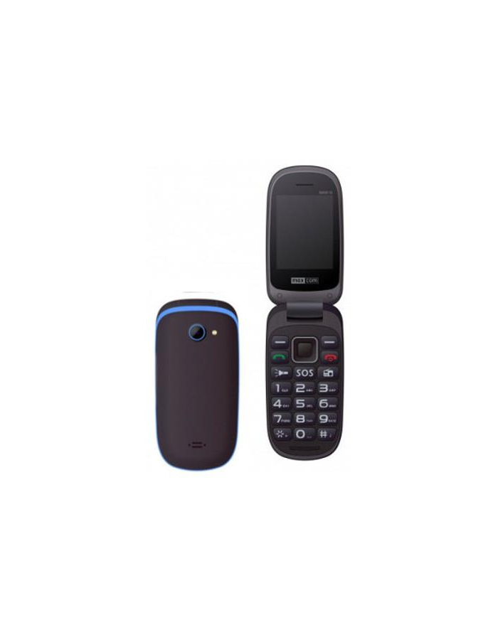 MaxCom MM818BB, Telefon GSM, Telefon Komórkowy, Czarno-Niebieski główny
