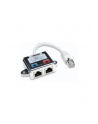 Intellinet adapter sieciowy rozdzielacz RJ45x2 STP - nr 5