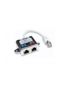 Intellinet adapter sieciowy rozdzielacz RJ45x2 STP - nr 6