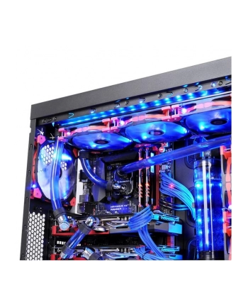 Thermaltake Pacific RL120 (120mm, 5x G 1/4', aluminium) radiator - Black