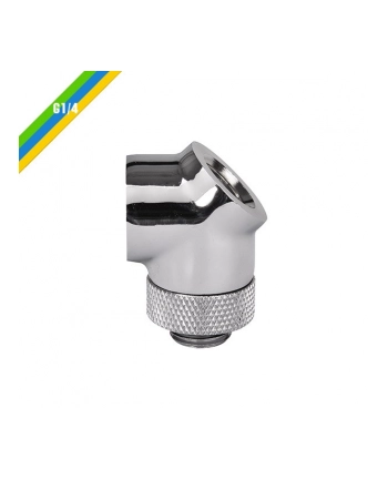 Thermaltake Pacific G1/4 45 złączka adapter kątowy - Chrome