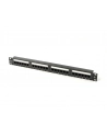Patch panel Digitus 19'' 24-portowy UTP kat. 5E, czarny - nr 4