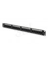 Patch panel Digitus 19'' 24-portowy UTP kat. 5E, czarny - nr 8