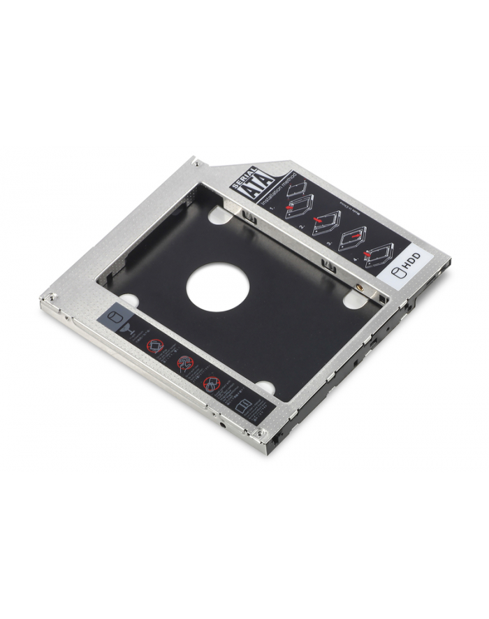 Digitus Rama montażowa SSD/HDD dla napędu CD/DVD/Blu-ray, wysokość 9,5mm główny