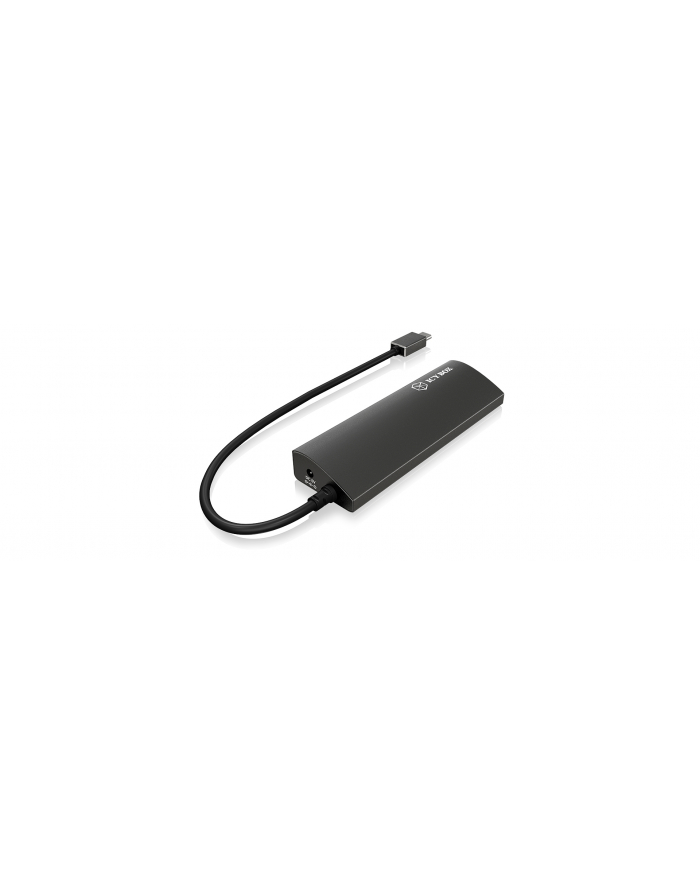 Icy Box 4x Port USB Type-C™ Hub, LED for Power, Premium aluminium case główny