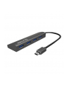 Icy Box 4x Port USB Type-C™ Hub, LED for Power, Premium aluminium case - nr 9