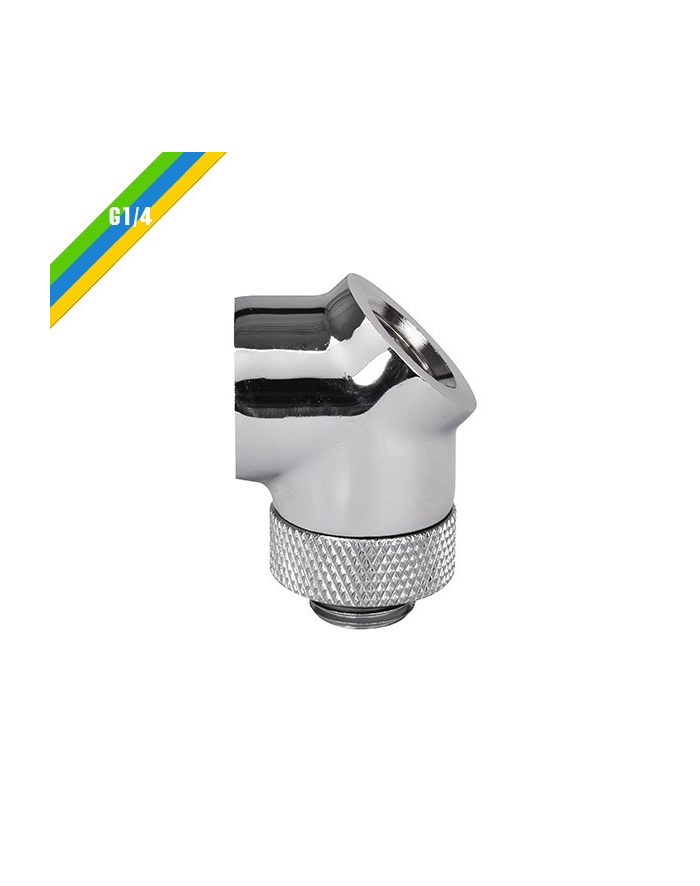Thermaltake Pacific G1/4 45 złączka adapter kątowy - Chrome główny