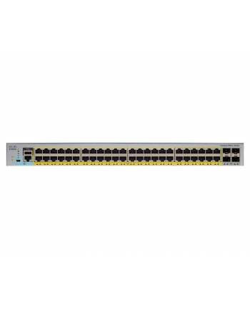 Cisco Catalyst 2960L 48 port GigE with PoE, 4 x 1G SFP, LAN Lite