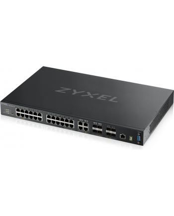 Zyxel XGS4600-32 24-port GbE L3 Switch with 4x1G RJ45/SFP, 4xSFP+ 10GbE (stack)