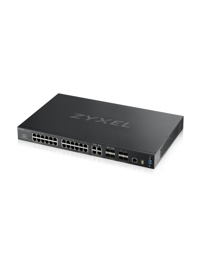 Zyxel XGS4600-32 24-port GbE L3 Switch with 4x1G RJ45/SFP, 4xSFP+ 10GbE (stack) główny