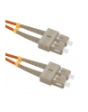 Qoltec Patchcord światłowodowy SC/UPC-SC/UPC | MM | 50/125 | OM2 | 3m - nr 2