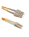 Qoltec Patchcord światłowodowy SC/UPC-LC/UPC | MM | 50/125 | OM2 | 3m - nr 2