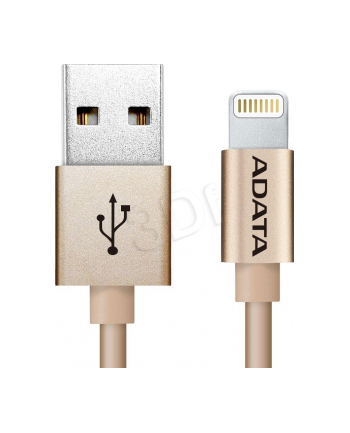 Adata Kabel USB-Ligthning 1m Apple Cert. Gold braid.