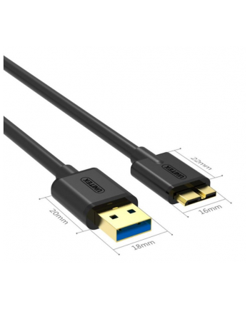 Unitek Kabel USB3.0 microB-USB ; 1m; Y-C461BBK