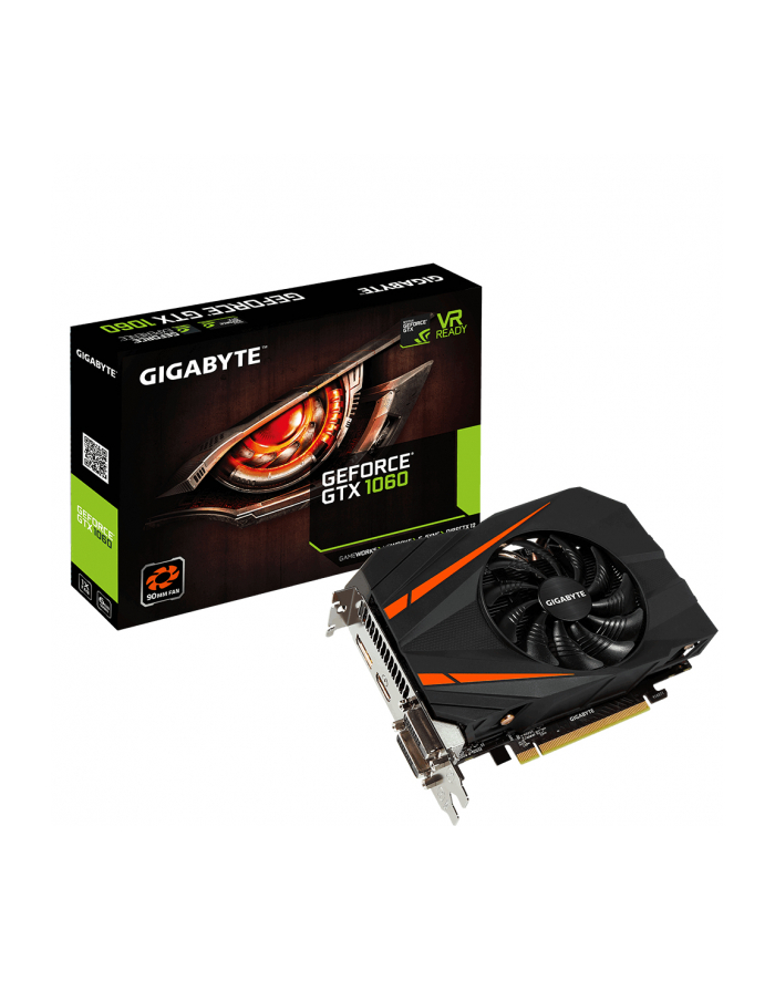 Gigabyte GeForce GTX 1060 MINI ITX 6GB DDR5 192BIT 2DVI-D/HDMI/DP główny