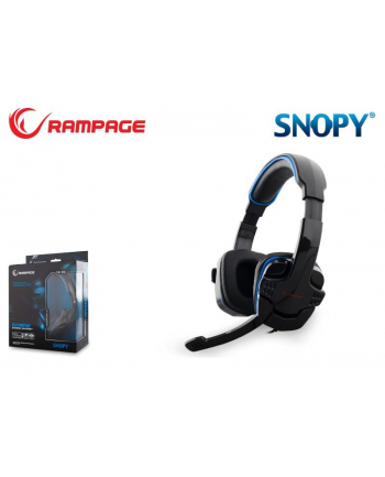 RAMPAGE SN-R9 Gaming Headset Black/Blue