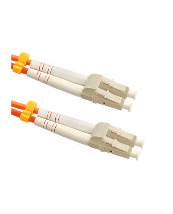 Qoltec Patchcord światłowodowy LC/UPC-LC/UPC | MM | 50/125 | OM2 | 50m