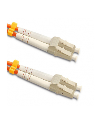 Qoltec Patchcord światłowodowy LC/UPC-LC/UPC | MM | 50/125 | OM2 | 50m