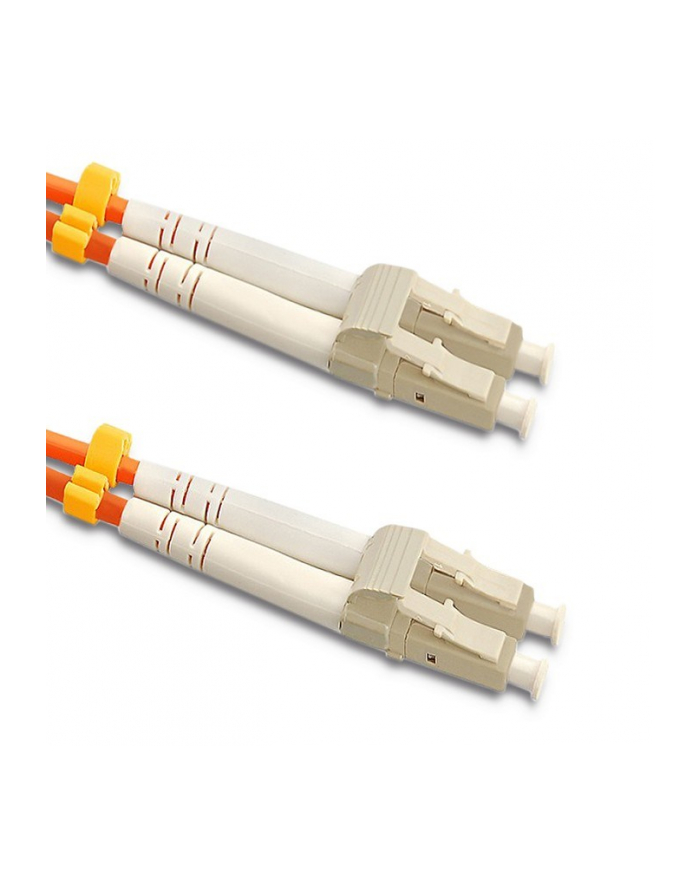 Qoltec Patchcord światłowodowy LC/UPC-LC/UPC | MM | 50/125 | OM2 | 50m główny